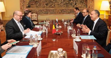 وزير الخارجية يبحث مع نظيره البلجيكى تحديات منطقة الشرق الأوسط والبحر الأحمر