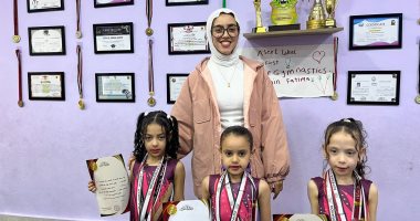 قصة نجاح 3 لاعبات من قنا يحصدن بطولة الجمهورية لـ"الجمباز" لأول مرة.. صور