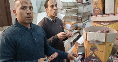 ضبط 4350 قطعة حلوى غير صالحة للاستهلاك فى مصنع غير مرخص بالقناطر الخيرية