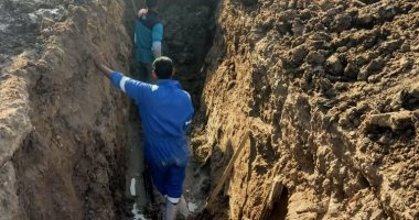 الانتهاء من إصلاح كسر مفاجئ بمنطقة أبوخروع بأبو صوير فى الإسماعيلية