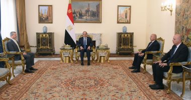 مصر والمنظمة البحرية الدولية تؤكدان استمرار التعاون فى مجال الشحن والنقل البحرى.. الرئيس السيسى: نتطلع لتهدئة الأوضاع بمنطقة باب المندب مع نجاح اتفاق غزة.. ودومينجيز يؤكد: مصر حققت طفرة بخدمات الموانئ البحرية