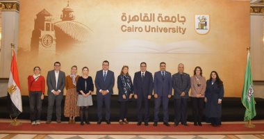 رئيس جامعة القاهرة يستقبل وفد جامعة ستراسبورغ الفرنسية