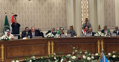 الجامعة العربية تؤكد أهمية العمل على سد الفجوة الرقمية بين الدول جانب من الاجتماع