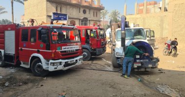 المعاينة تكشف تفاصيل اندلاع حريق بمصنع تنر فى قرية بكرداسة 