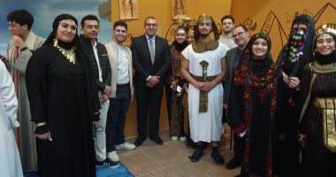 المستشار الثقافي المصرى بالسعودية يفتتح جناح مصر ويلتقي بقيادات جامعة الفيصل بالرياض