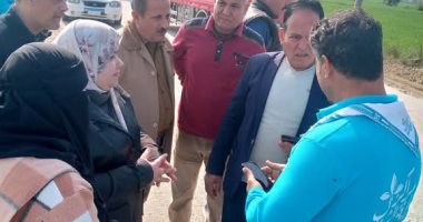 مبادرة "مشروع خدمة مجتمعية" لأعمال صيانة مدخل الجنينة بمنية النصر بمشاركة الجوالة جانب من المبادرة