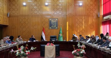 اجتماع لبحث الموقف التنفيذي للإعداد والتجهيز لإقامة مهرجان الإسماعيلية للهجن 