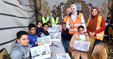 صندوق مكافحة الإدمان و"حياة كريمة" ينفذان أنشطة لرفع وعى الأطفال بخطورة التدخين