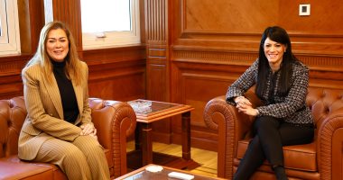 رانيا المشاط تلتقى المدير التنفيذى للأكاديمية الوطنية للتدريب لبحث التعاون المُشترك