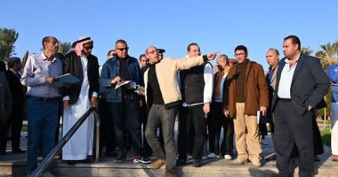 محافظ جنوب سيناء يتفقد ساحة العلم بطابا استعدادًا للاحتفال بالعيد القومى