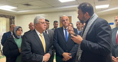 وزير التعليم العالى ومحافظ القليوبية يتفقدان مستشفى الناس وزير التعليم العالى ومحافظ القليوبية يتفقدان مستشفى الناس