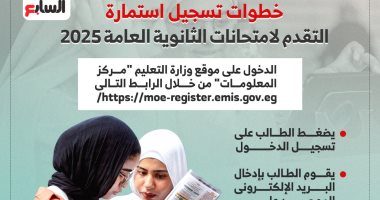 خطوة بخطوة.. إزاى تسجل استمارة التقدم لامتحانات الثانوية العامة 2025؟ 