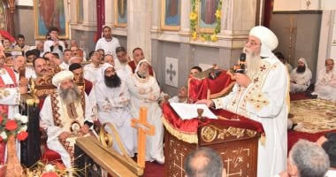 الكنيسة تقيم قداس الذكرى 21 لرحيل الراهب القمص ثاؤفيلس المُحرقى