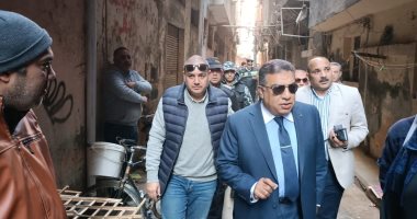 محافظ الدقهلية يوجه بسرعة الانتهاء من أعمال التطوير وتركيب الانترلوك بميت حدر بالمنصورة جانب من الجوله