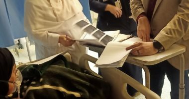 جولة تفتيشية لوكيل الطب العلاجى بمستشفى نبروه جانب من جولة وكيل الطب العلاجى