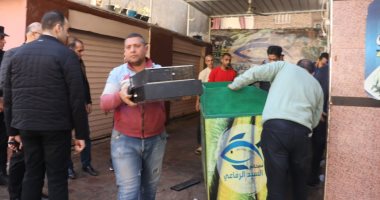 محافظ القليوبية يتفقد شوارع بنها ويشن حملة إشغالات ويغلق 7 كافيتريات مخالفة رفع المخالفات