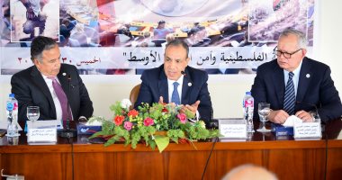 وزير الخارجية يلقى الكلمة الافتتاحية للمؤتمر السنوى للمجلس المصرى للشئون الخارجية 