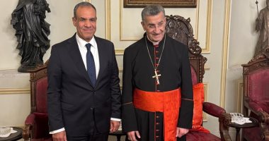 وزير الخارجية يلتقى البطريرك المارونى فى بيروت