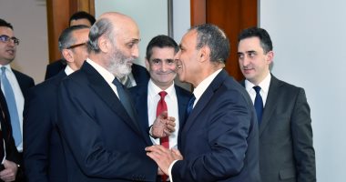 وزير الخارجية  يجتمع مع رئيس حزب القوات اللبنانية