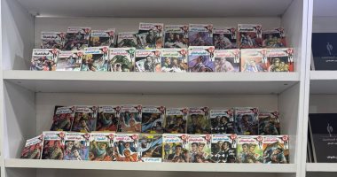 إقبال كثيف على شراء الكتب الخارجية وروايات الجيب بجناح الطفل بمعرض الكتاب