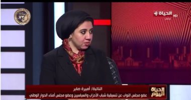 نائبة بالتنسيقية: وضع قضايا تخص الأمن القومى على جدول أعمال الحوار الوطنى