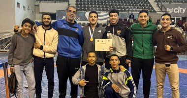 محافظ كفر الشيخ يهنئ أبطال المصارعة لحصولهم على 5 ميداليات ببطولة الجمهورية