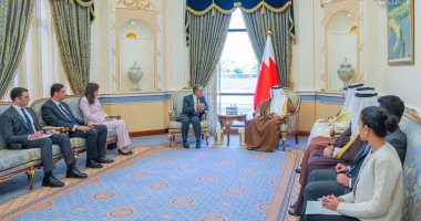 وزير الخارجية والهجرة يجتمع مع ولى عهد البحرين رئيس مجلس الوزراء