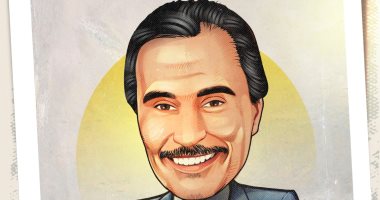 ذكرى رحيل الفنان عزت العلايلى فى كاريكاتير "اليوم السابع"