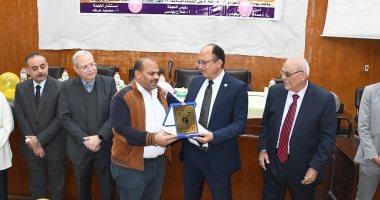 اللجنة النقابية بجامعة حلوان تكرم أبناء العاملين المتفوقين باحتفالية مميزة