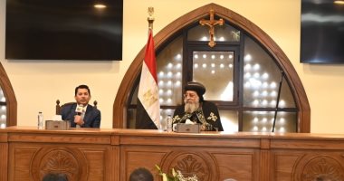 البابا تواضروس الثانى يستقبل وزير الشباب والرياضة ووفد الدبلوماسية الشبابية