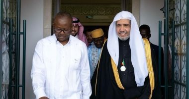 رئيس غينيا بيساو وأمين عام رابطة العالم الإسلامى يدشّنان مسابقة "تيجان النور القرآنية" رئيس غينيا بيساو وأمين عام رابطة العالم الإسلامي