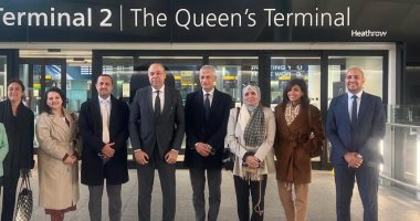 وزير الطيران يتفقد مطار هيثرو بلندن لتعزيز التعاون الدولى وتحديث منظومة النقل الجوى وزير الطيران يتفقد مطار هيثرو بلندن