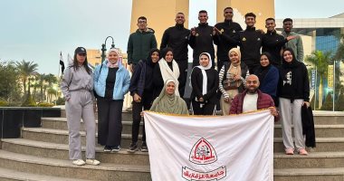 طلاب جامعة الزقازيق يشاركون بالمهرجان الرابع للأسر الطلابية بجامعة كفرالشيخ
