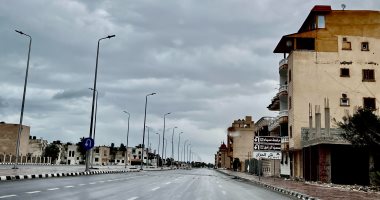 تواصل سقوط أمطار خفيفة ومتوسطة على شمال سيناء وسط استعدادات مكثفة