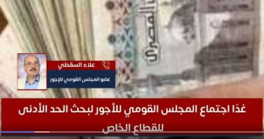 عضو القومى للأجور يكشف تفاصيل اجتماع غد لبحث الحد الأدنى للقطاع الخاص.. فيديو