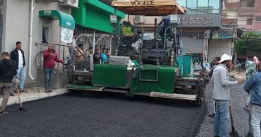 محافظ الإسكندرية: 90% ؜نسبة تنفيذ أعمال الرصف بأبيس و50% بشارع الترعة المردومة