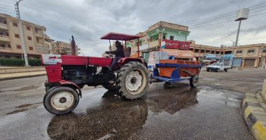 محافظ كفر الشيخ يتابع جهود سحب تراكمات مياه الأمطار بمدينة مصيف بلطيم