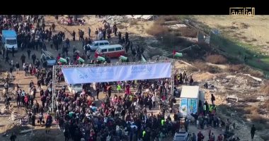 الفيلم الوثائقى "فلسطين.. أبدا لن نغادر" يستعرض مشاهد عودة النازحين فى غزة