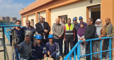رئيس مياه سوهاج يتفقد محطات الصرف الصحى للتأكد من ضمان التشغيل والصيانة جانب من تفقد المحطات بسوهاج