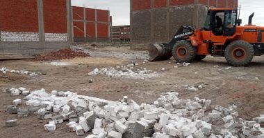 إزالة 16حالة تعدٍّ على مساحة 55 فدانا أملاك دولة بالقنطرة غرب بالإسماعيلية