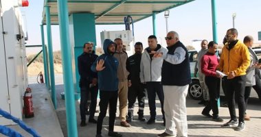محافظ الوادى الجديد يتفقد موقف الأقاليم بالسبط ومحطة الغاز الطبيعى بالخارجة