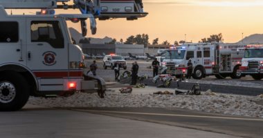 مصرع شخص وإصابة 4 آخرين فى اصطدام طائرتين بمطار سكوتسديل بأريزونا 