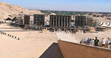 الأقصر تجهز لحفل النادى الأهلى لاستقبال كأس العالم للأندية فى حتشبسوت.. صور