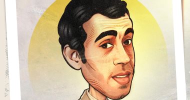 ذكرى ميلاد الضيف أحمد فى كاريكاتير اليوم السابع