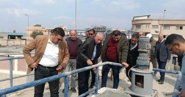 مسئولو "الإسكان" يتفقدون محطات المياه وروافع الصرف ومشروعات التطوير بمدينة العبور