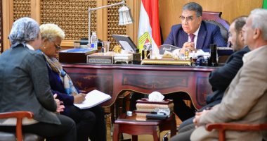 محافظ الدقهلية يستقبل وفدا أوروبيا لمتابعة مشروع تحسين نوعية المياه بمصرف كتيشنر