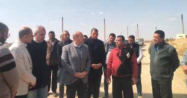 نائب محافظ الجيزة يتفقد المنطقة الصناعية فى مركز العياط نائب محافظ الجيزة بالمنطقة الصناعية بالعياط