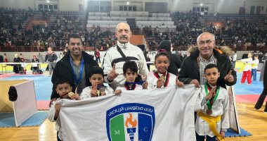 تايكوندو نادى مطوبس يقتنص 5 ميداليات فى بطولة كأس مصر للتايكوندو الفائزون