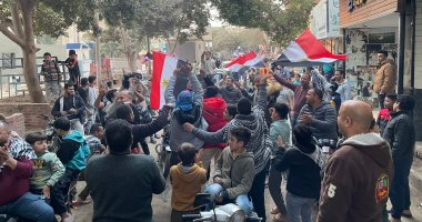 من قرية أم خنان لغزة.. أهالى جنوب الجيزة يطلقون قافلة مساعدات لفلسطين.. صور