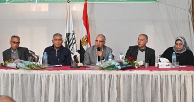 وزير الرى: تدوير المهندسين بين الجهات المختلفة لمكافحة الفساد واكتساب خبرات وزير الموارد المائية والرى خلال فعاليات ورشه العمل